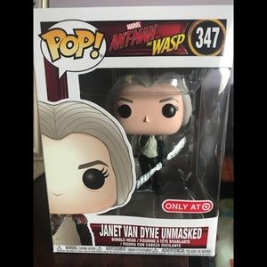 Funko Pop Marvel 347 Unmasked Janet Van Dyne